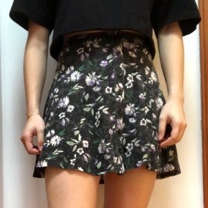 American Eagle Outfitters flowery skirt